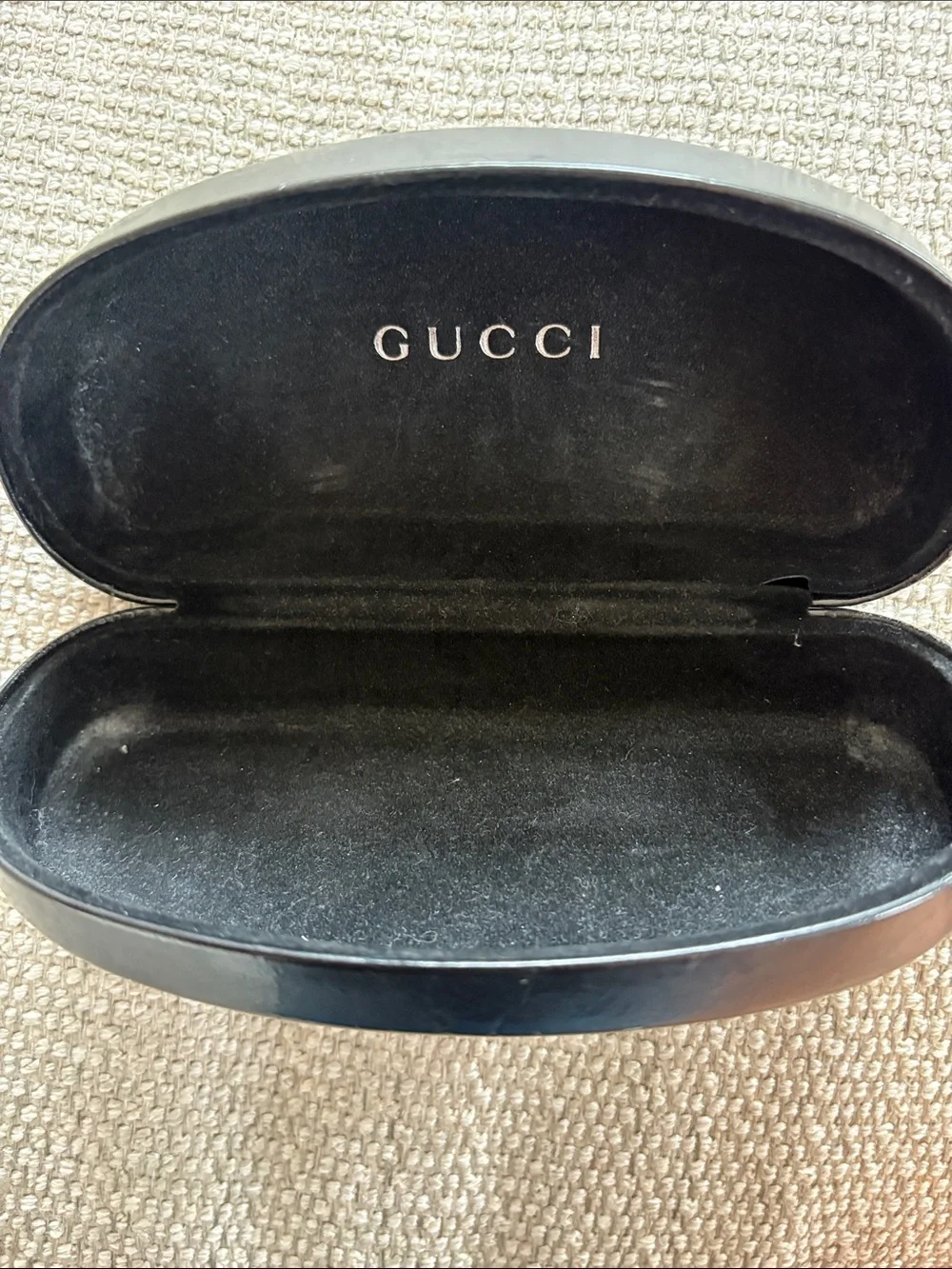 Gucci Black Hard Shell Eyewear Case